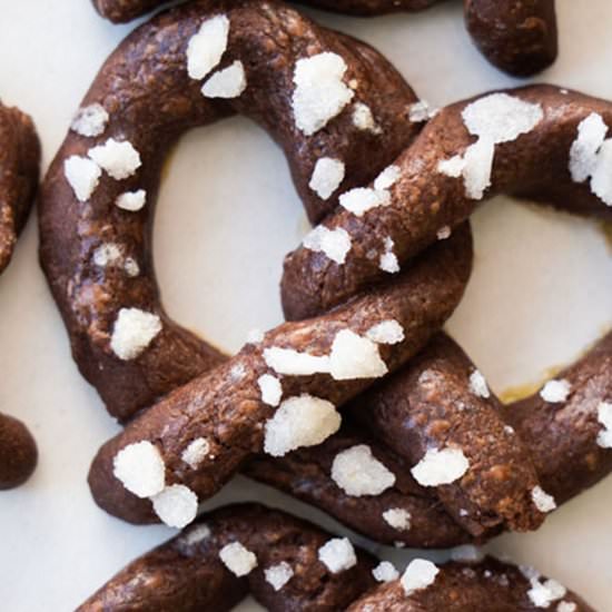 Chocolate Pretzel Cookies