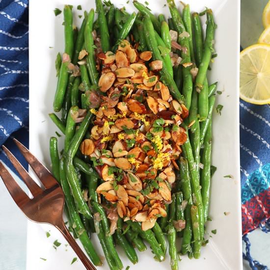 Green Beans Almondine