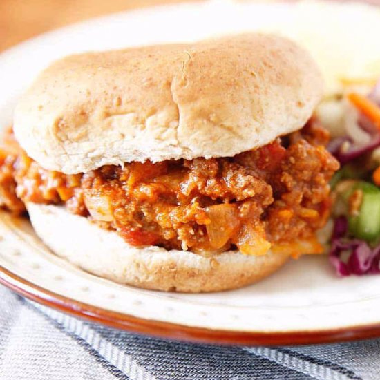 Pressure Cooker Sloppy Joes