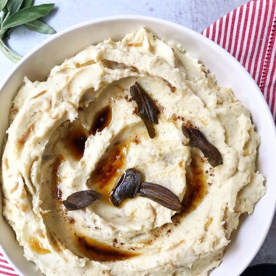 Mashed Potatoes w Shallots and Sage