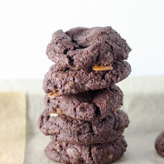 Chocolate Caramel Chip Cookies