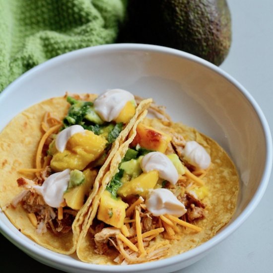 Easy Slow Cooker Pulled Pork Tacos