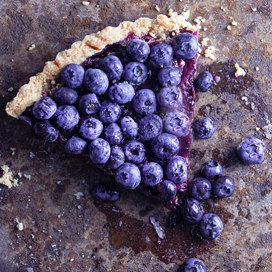 Blueberry tart