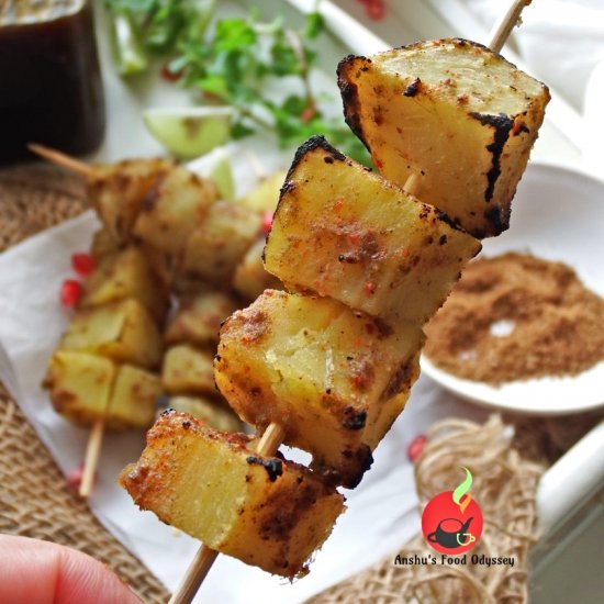 Spiced Sweet Potato Skewers