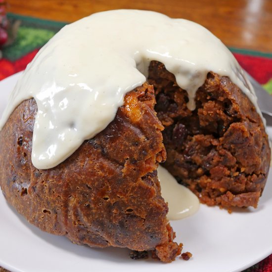 Slow Cooker Christmas Pudding