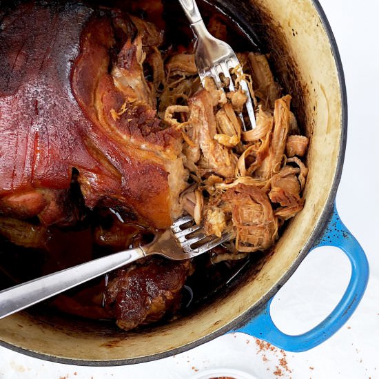 Oven Slow Cooked Pulled Pork