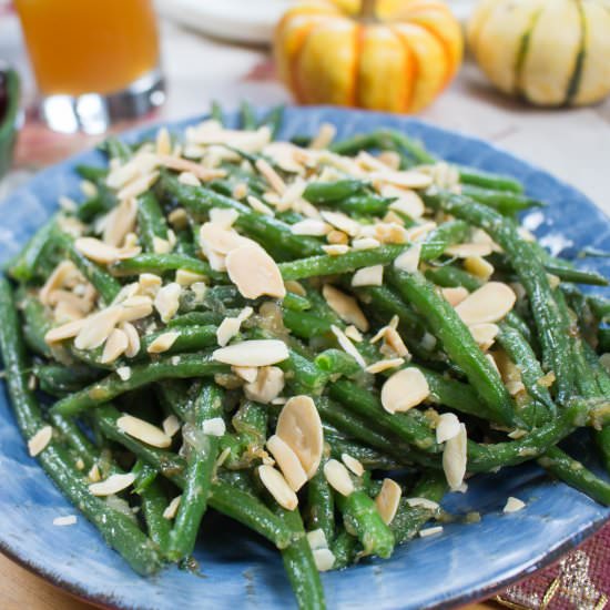 Roasted Garlic Green Beans