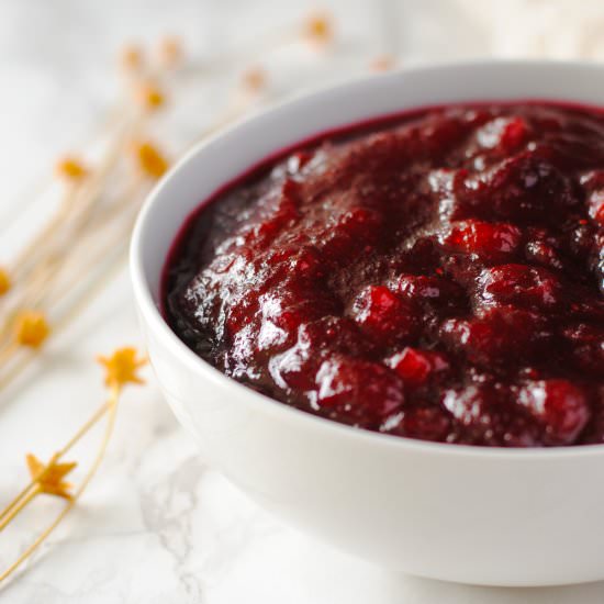 Spiced Cranberry Sauce