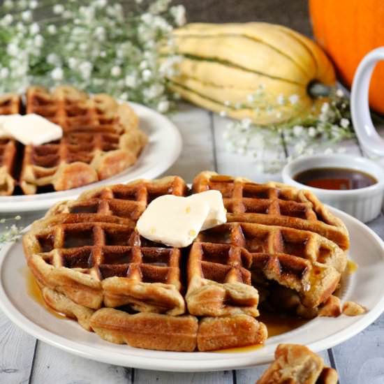 Delicata Squash Waffles