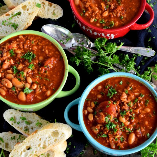 Spicy Chorizo Soup