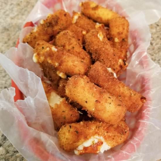 Homemade Mozzarella Sticks