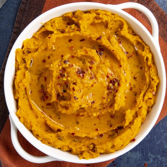 Chipotle Mashed Sweet Potatoes