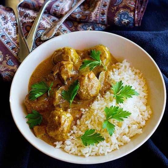 Turkey Meatball Curry