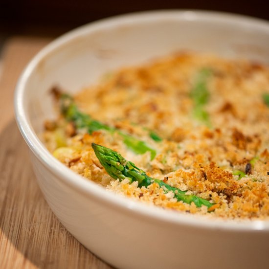 Gratin of Asparagus and Potatoes