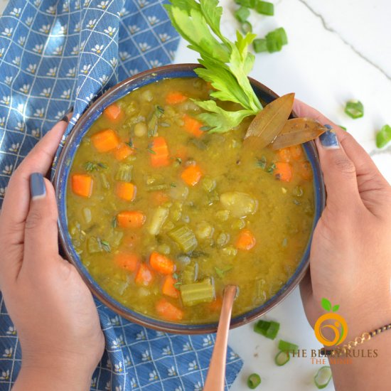 VEGETABLE SPLIT PEA SOUP