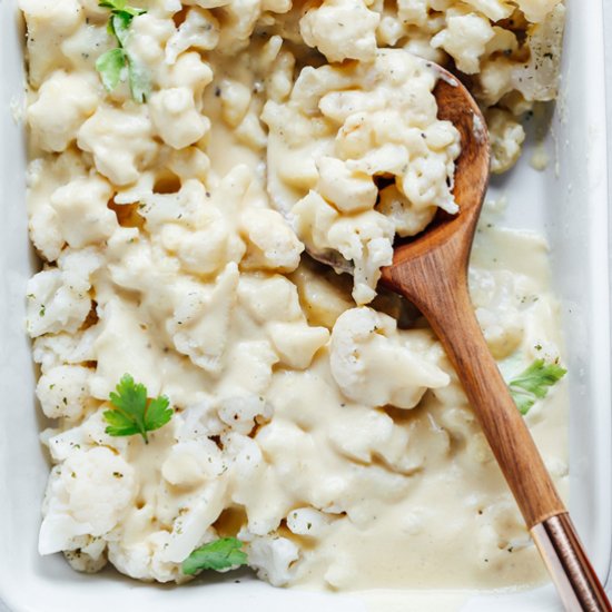 Vegan Cauliflower Mac n’ Cheese