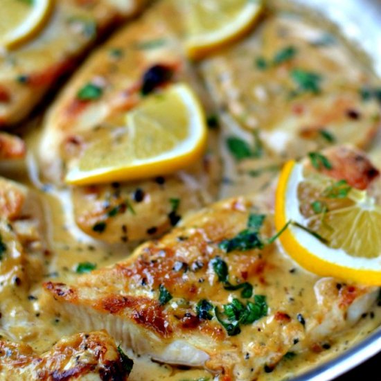 Creamy Lemon Basil Chicken