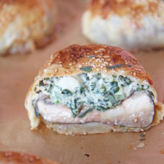 Stuffed Mushroom Wellington Recipe