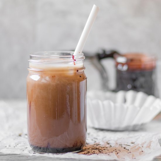 homemade iced mocha