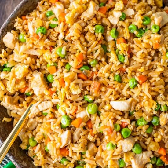 Easy Chicken Fried Rice!