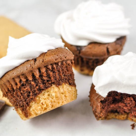 Easy S’mores Cupcakes