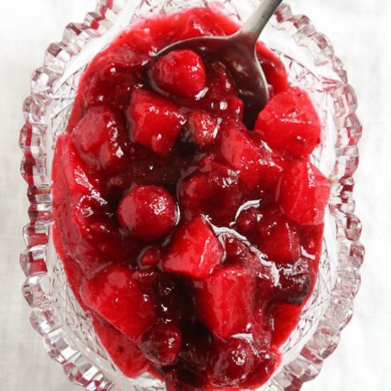 Cranberry Pear Sauce