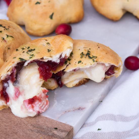 Cranberry and Brie Filled Biscuits