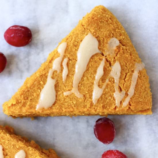 Gluten-Free Vegan Pumpkin Scones