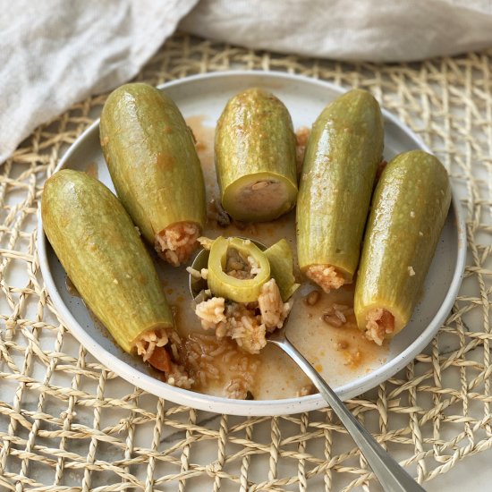 Stuffed Zuchinni/Squash