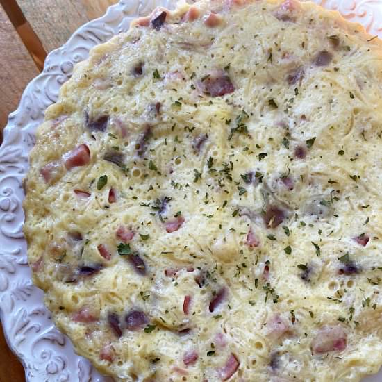 Instant Pot Ham and Swiss Pie