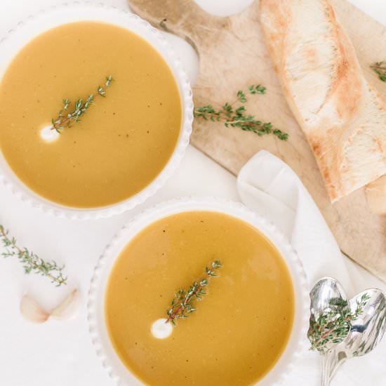 Butternut Squash and Pear Soup