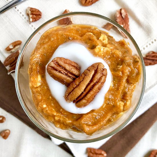 Pumpkin Pie Chia Seed Pudding Oats