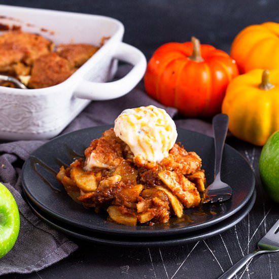 Pumpkin Apple Cobbler