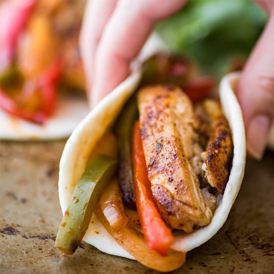 Quick and Easy Chicken Fajitas