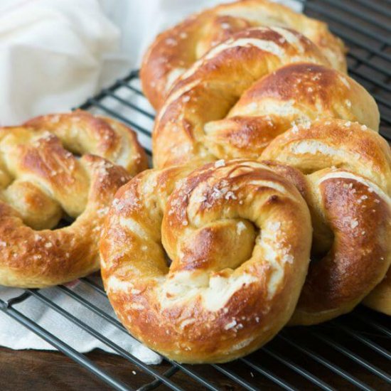 The Perfect Soft Pretzels