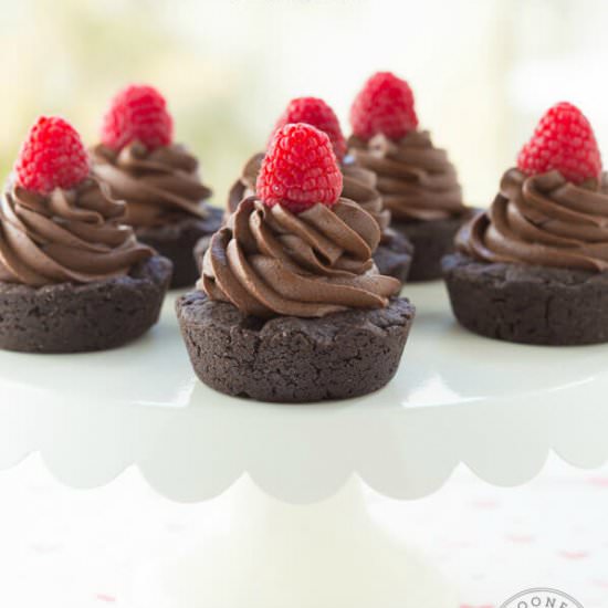 Double Dark Chocolate Cookie Cups