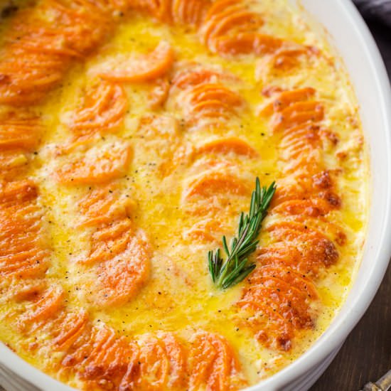 Scalloped Sweet Potatoes