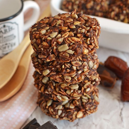 No-Bake Oat & Seeds Cookies