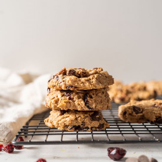 Vegan Cranberry Orange Cookies