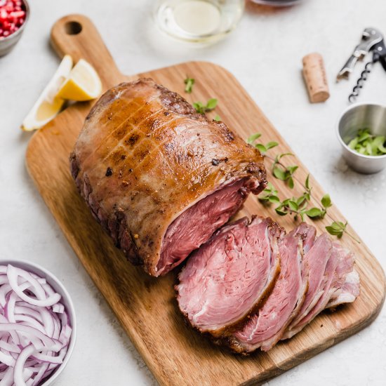 sous vide leg of lamb