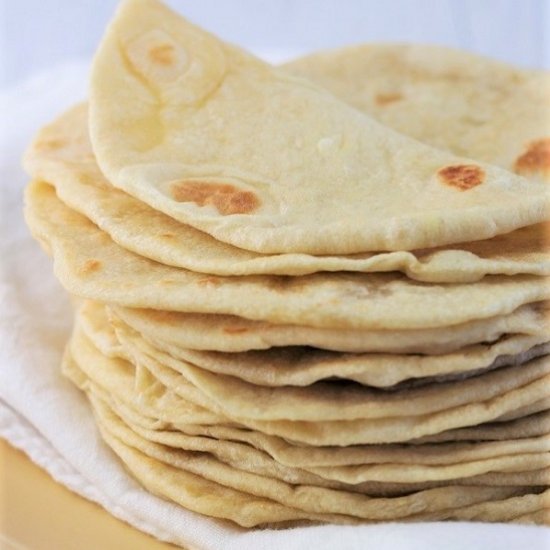 Easy Homemade Flour Tortillas