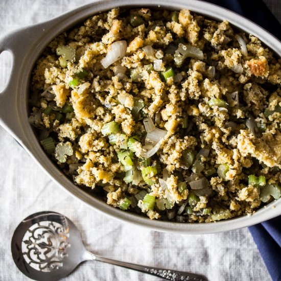 Gluten Free Cornbread Stuffing