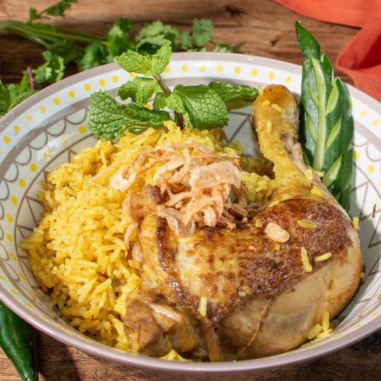 Khao Mok Gai (Thai Chiken Biriyani)