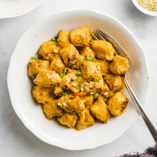 Cauliflower Gnocchi Mac & Cheese