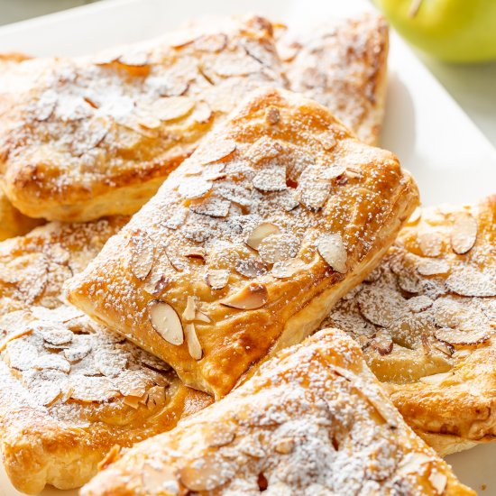 Cranberry Apple Puff Pastry Tarts