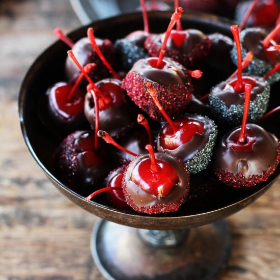 Boozy Chocolate Covered Cherries