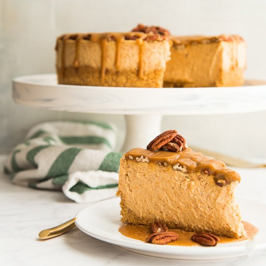 Sweet Potato Cheesecake w/Pralines