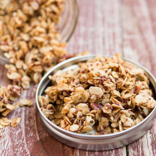 Pecan Quinoa Granola