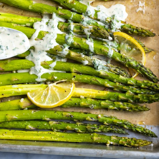 Garlic Roasted Asparagus