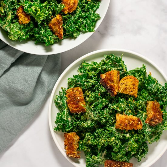 Vegan Kale Caesar